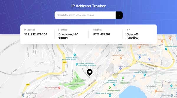 ip address and domain tracker