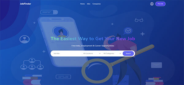 Job finder web application